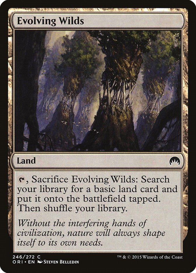 Image for Evolving Wilds (246) [Magic Origins] - Magic: The Gathering