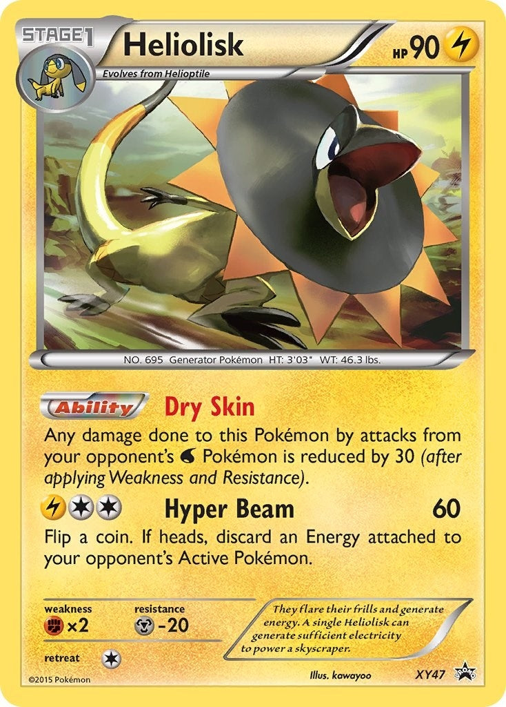 Image for Heliolisk - XY47 (XY47) [XY Promos] - Pokemon