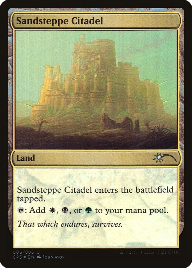 Image for Sandsteppe Citadel (6) [Unique and Miscellaneous Promos] - Magic: The Gathering