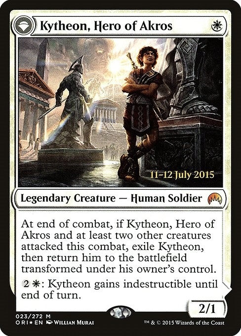 Image for Kytheon, Hero of Akros (23) [Prerelease Cards] - Magic: The Gathering