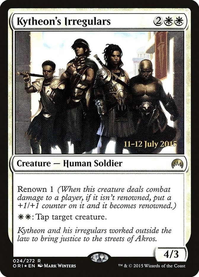 Image for Kytheon's Irregulars (24) [Prerelease Cards] - Magic: The Gathering