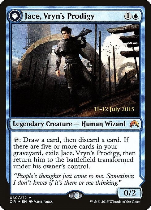 Image for Jace, Vryn's Prodigy (60) [Prerelease Cards] - Magic: The Gathering