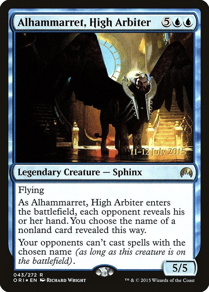 Image for Alhammarret, High Arbiter (43) [Prerelease Cards] - Magic: The Gathering