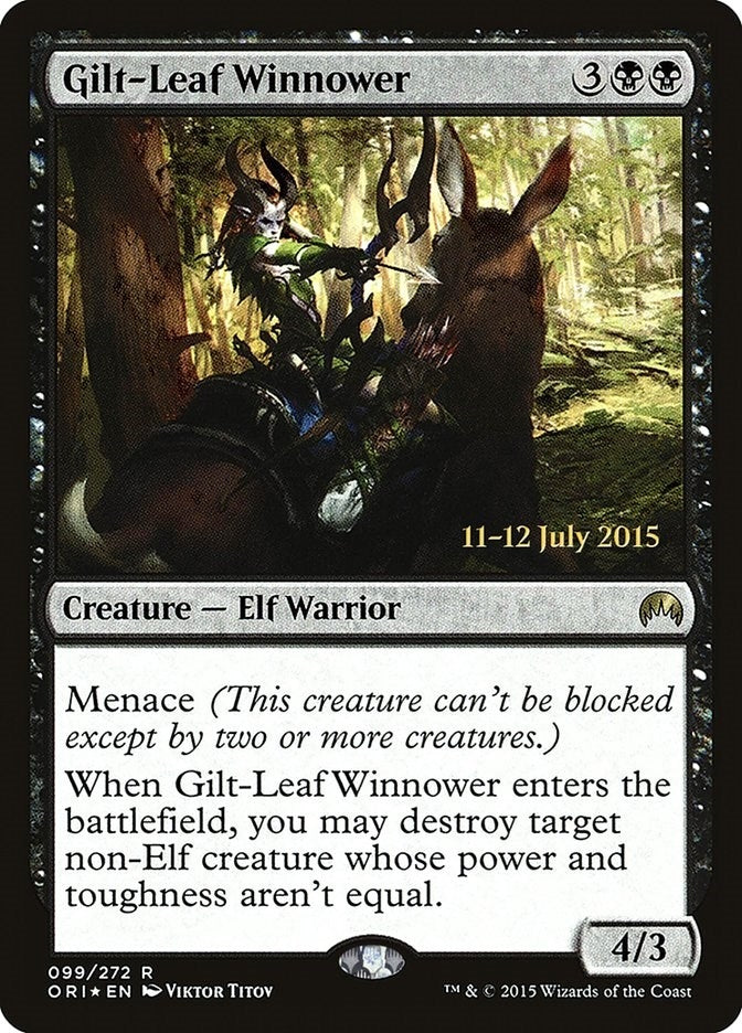Image for Gilt-Leaf Winnower (99) [Prerelease Cards] - Magic: The Gathering