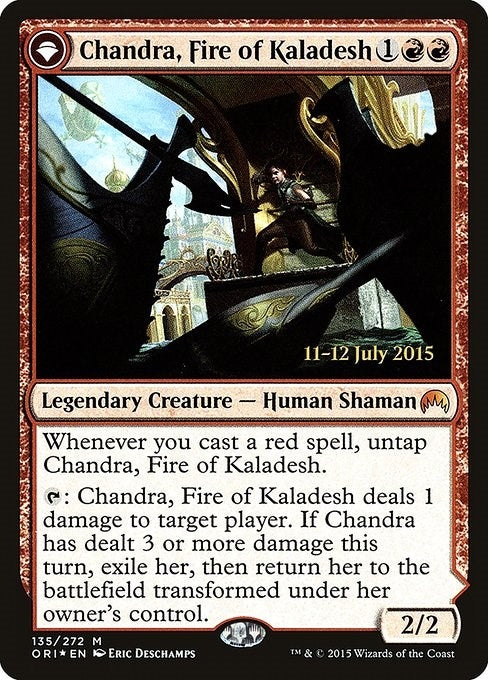 Image for Chandra, Fire of Kaladesh (135) [Prerelease Cards] - Magic: The Gathering