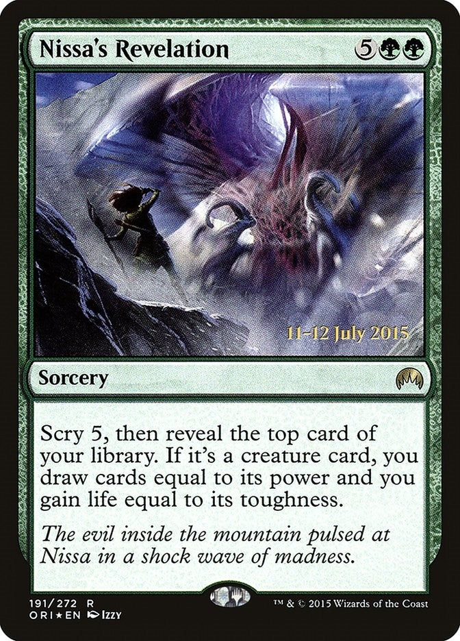 Image for Nissa's Revelation (191) [Prerelease Cards] - Magic: The Gathering