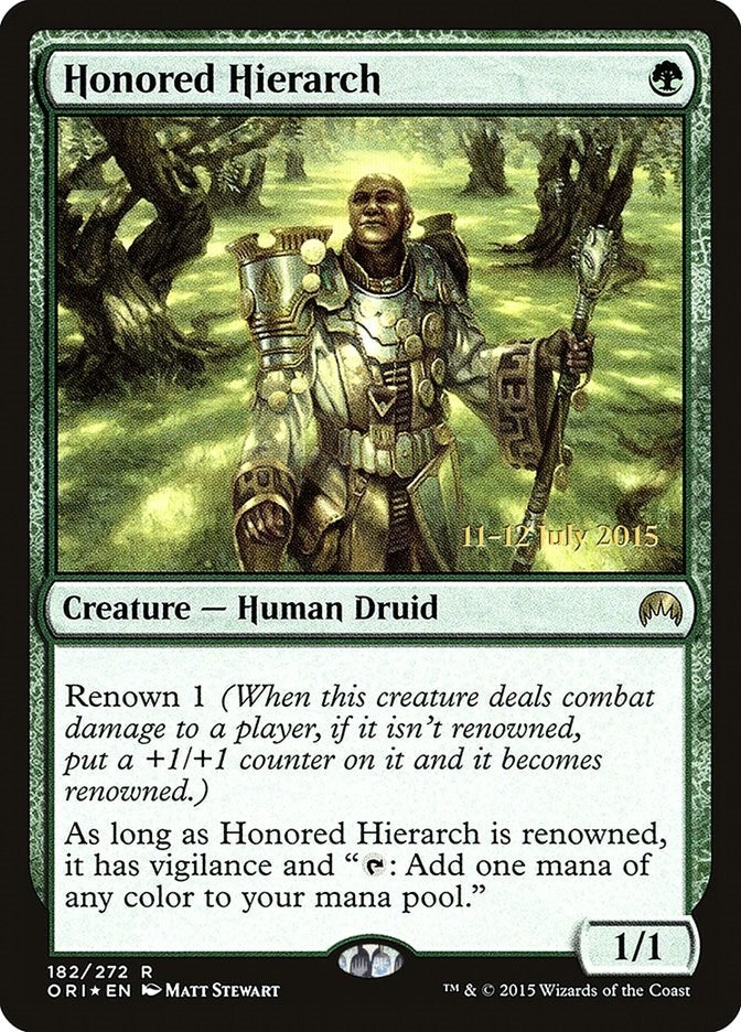 Image for Honored Hierarch (182) [Prerelease Cards] - Magic: The Gathering