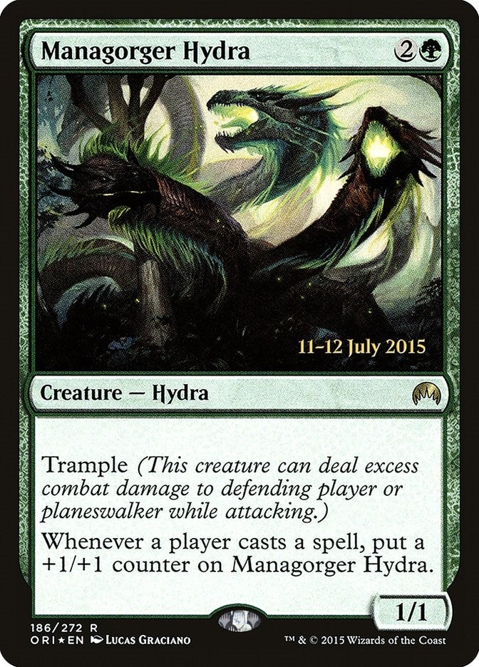 Image for Managorger Hydra (186) [Prerelease Cards] - Magic: The Gathering