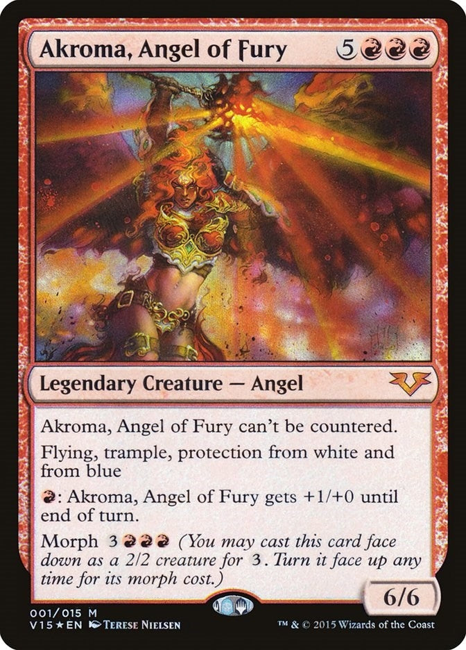 Image for Akroma, Angel of Fury (1) [From the Vault: Angels] - Magic: The Gathering
