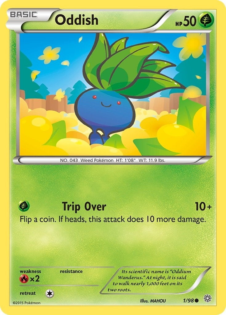 Image for Oddish (1/98) [XY - Ancient Origins] - Pokemon