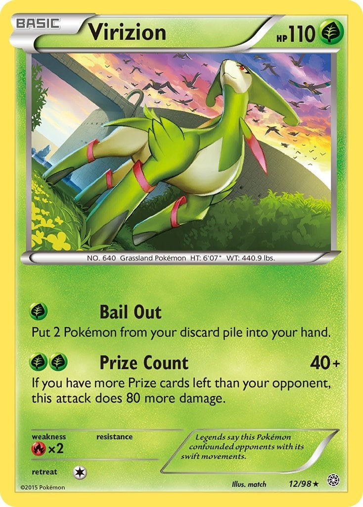 Image for Virizion (12/98) [XY - Ancient Origins] - Pokemon
