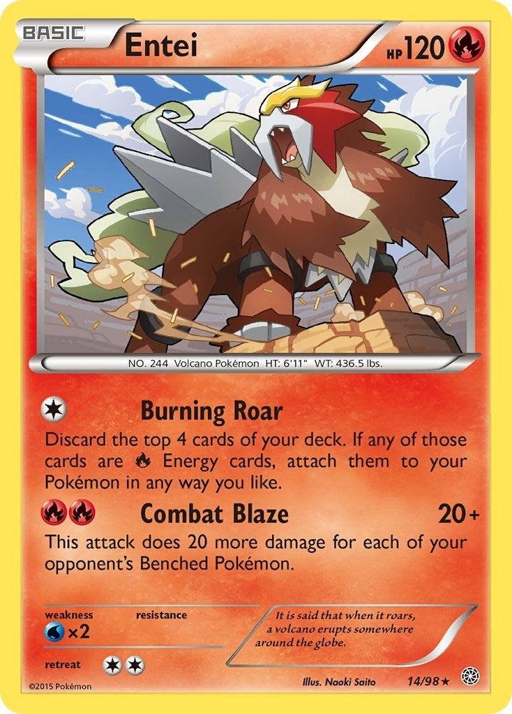 Image for Entei (14) (14/98) [XY - Ancient Origins] - Pokemon