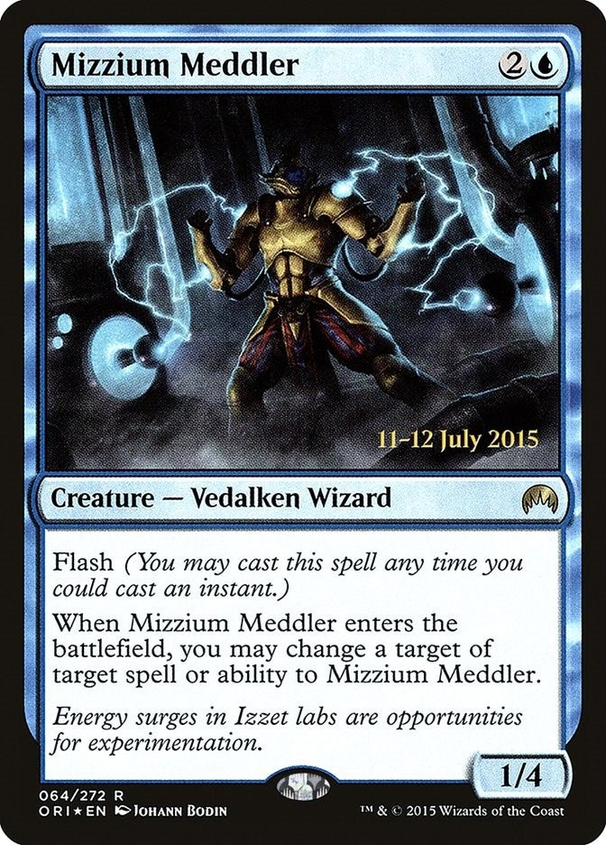 Image for Mizzium Meddler (64) [Prerelease Cards] - Magic: The Gathering
