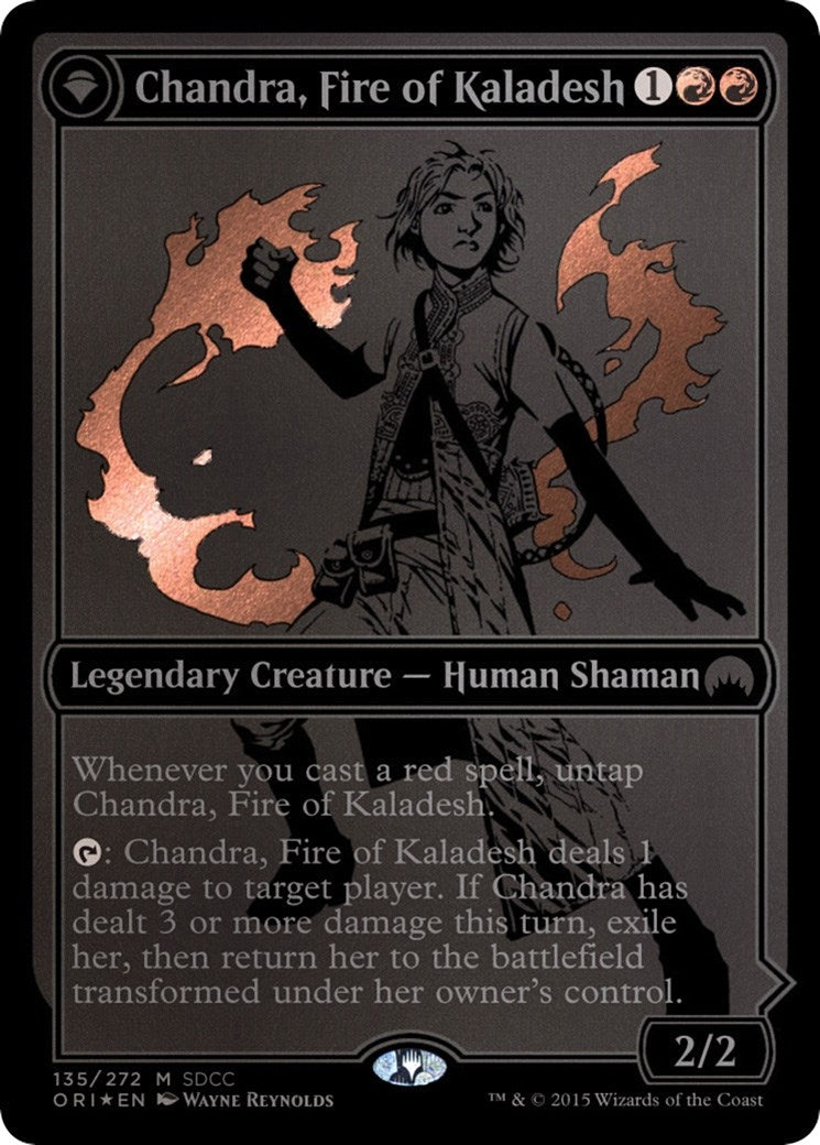 Image for Chandra, Fire of Kaladesh (SDCC 2015 Exclusive) (135) [Media Promos] - Magic: The Gathering
