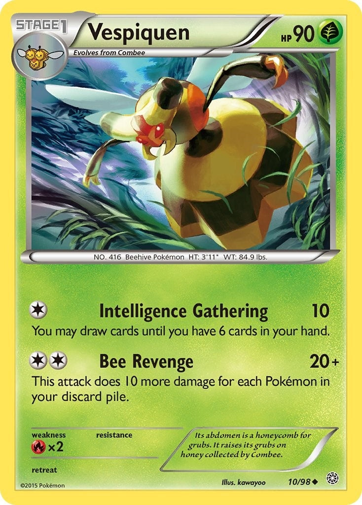 Image for Vespiquen (10) (10/98) [XY - Ancient Origins] - Pokemon