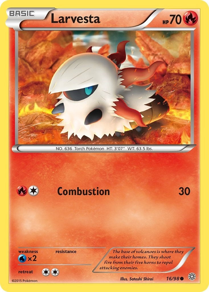 Image for Larvesta (16/98) [XY - Ancient Origins] - Pokemon