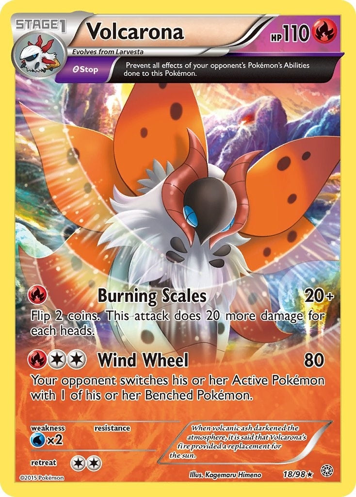 Image for Volcarona (18) (18/98) [XY - Ancient Origins] - Pokemon