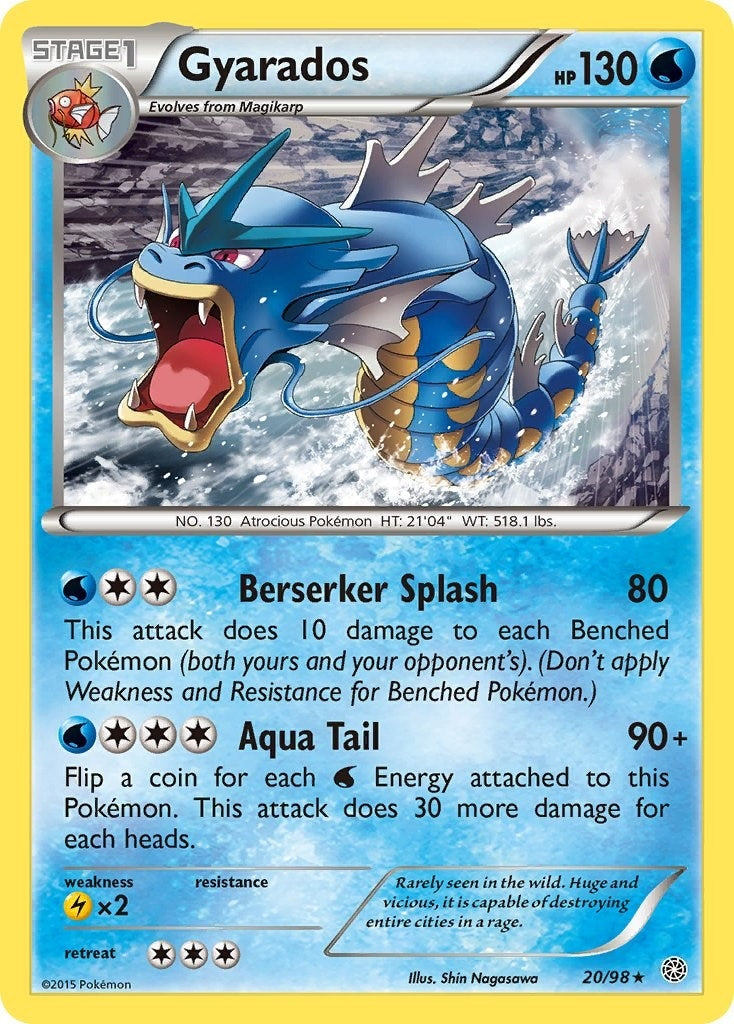 Image for Gyarados (20) (20/98) [XY - Ancient Origins] - Pokemon