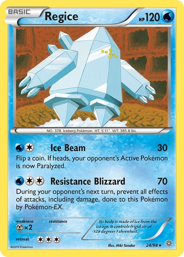 Image for Regice (24/98) [XY - Ancient Origins] - Pokemon
