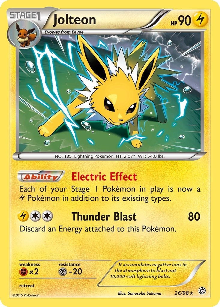 Image for Jolteon (26/98) [XY - Ancient Origins] - Pokemon
