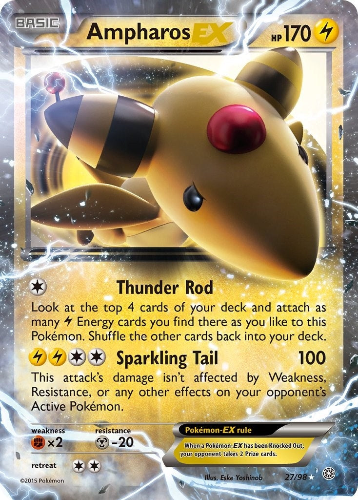 Ampharos EX (27/98) [XY - Ancient Origins]