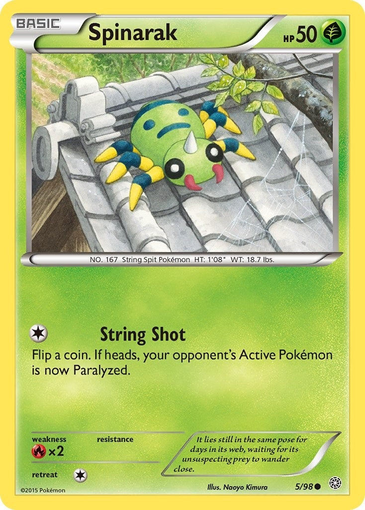 Image for Spinarak (5/98) [XY - Ancient Origins] - Pokemon