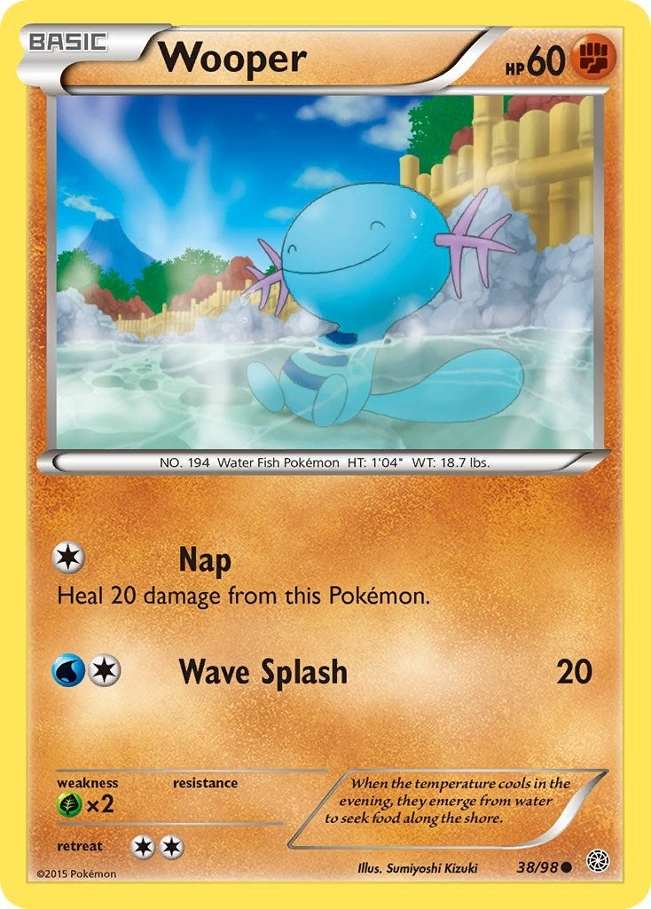 Image for Wooper (38/98) [XY - Ancient Origins] - Pokemon