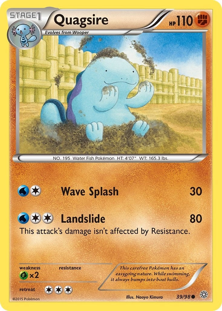 Image for Quagsire (39/98) [XY - Ancient Origins] - Pokemon