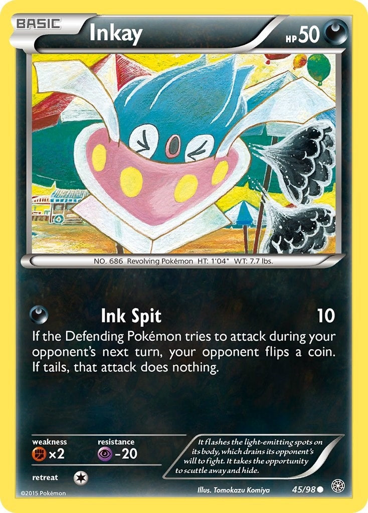 Image for Inkay (45/98) [XY - Ancient Origins] - Pokemon