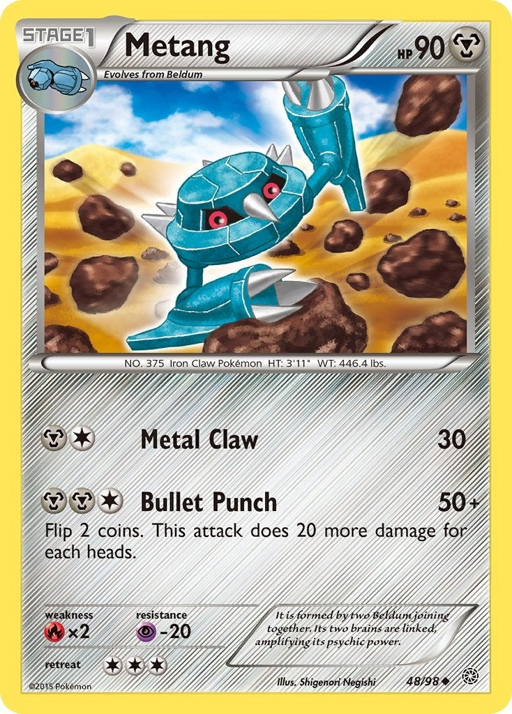 Image for Metang (48/98) [XY - Ancient Origins] - Pokemon