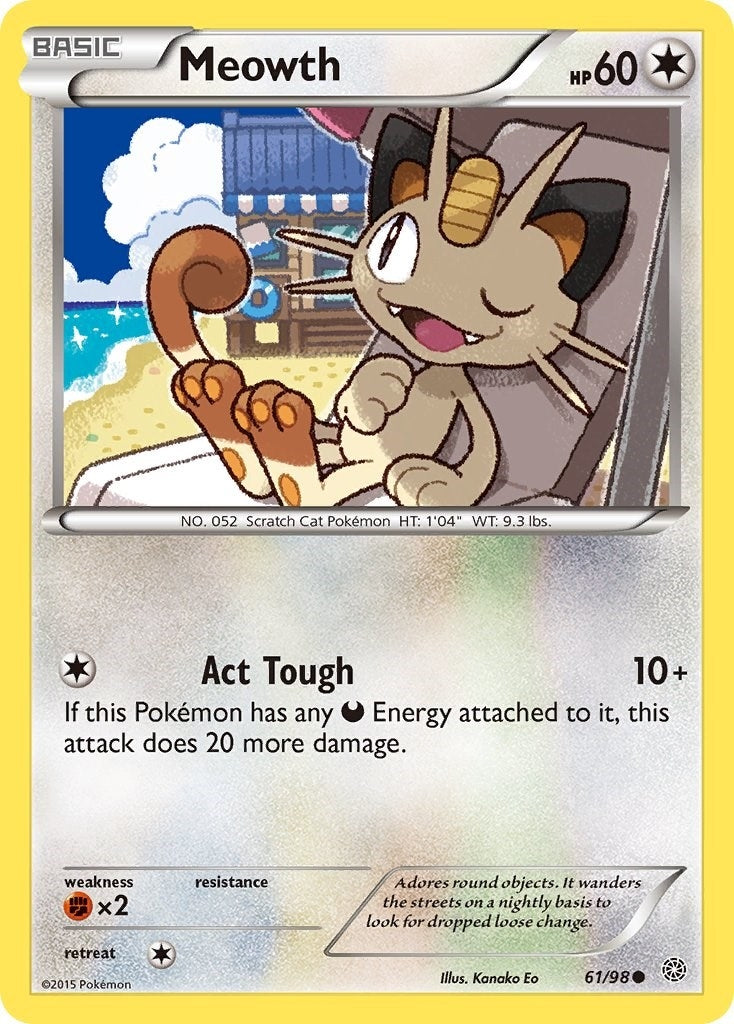 Image for Meowth (61/98) [XY - Ancient Origins] - Pokemon