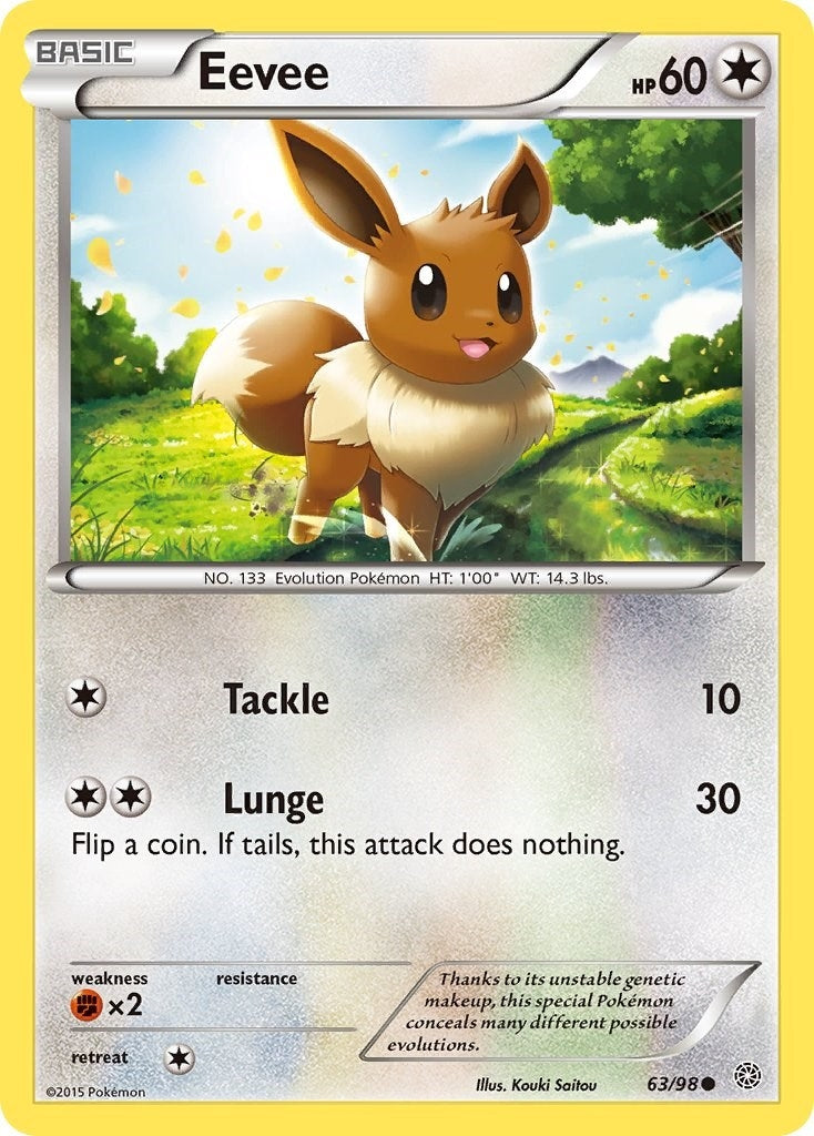 Image for Eevee (63/98) [XY - Ancient Origins] - Pokemon
