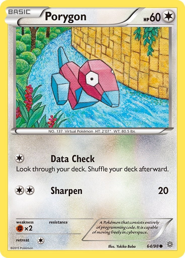 Image for Porygon (64/98) [XY - Ancient Origins] - Pokemon