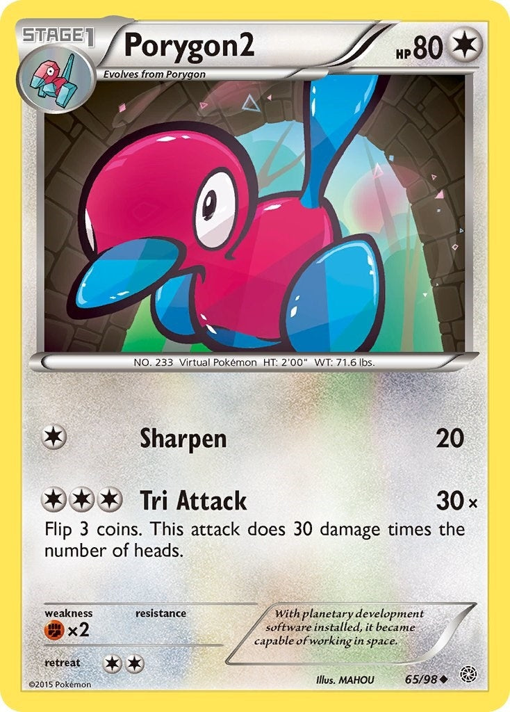 Image for Porygon2 (65/98) [XY - Ancient Origins] - Pokemon