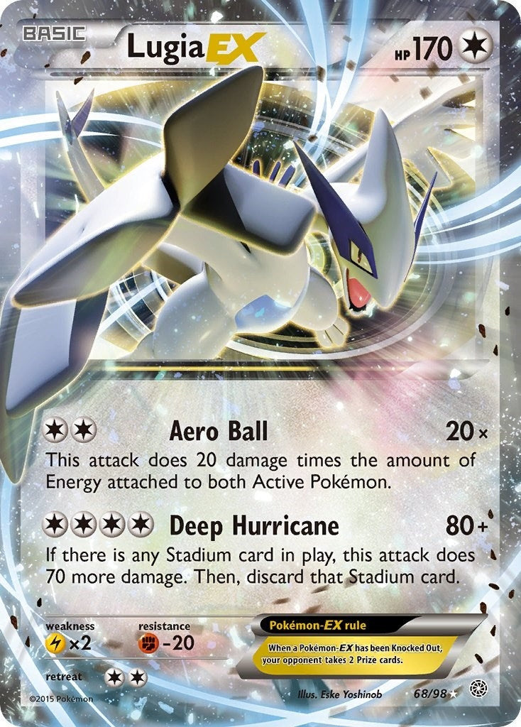 Image for Lugia EX (68/98) [XY - Ancient Origins] - Pokemon