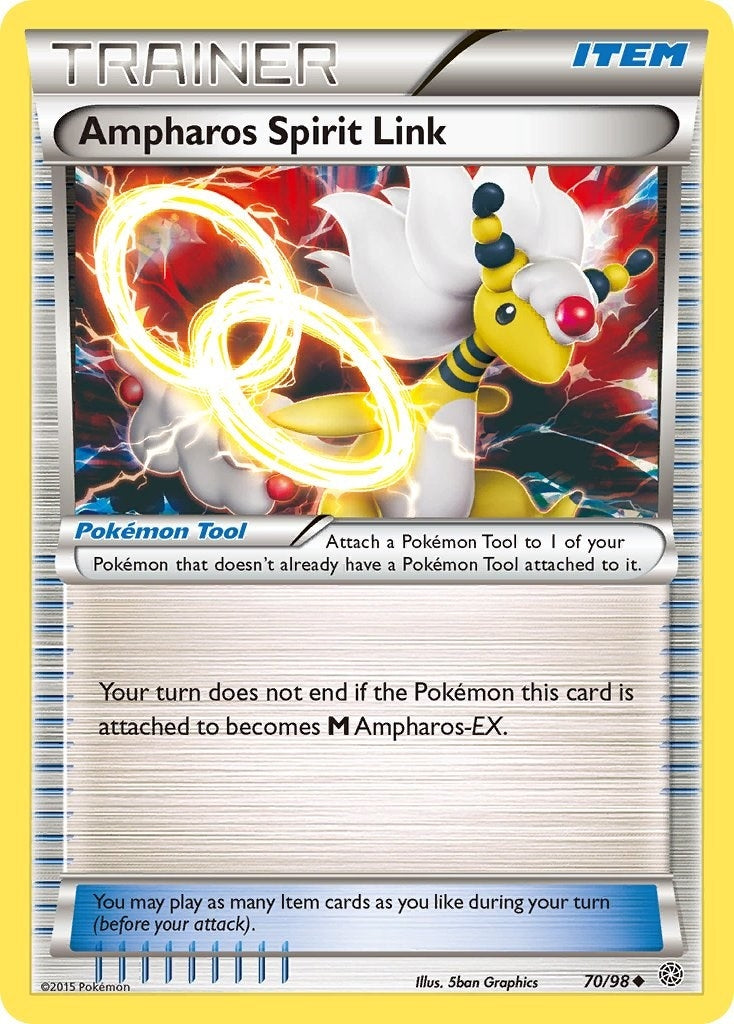 Image for Ampharos Spirit Link (70/98) [XY - Ancient Origins] - Pokemon