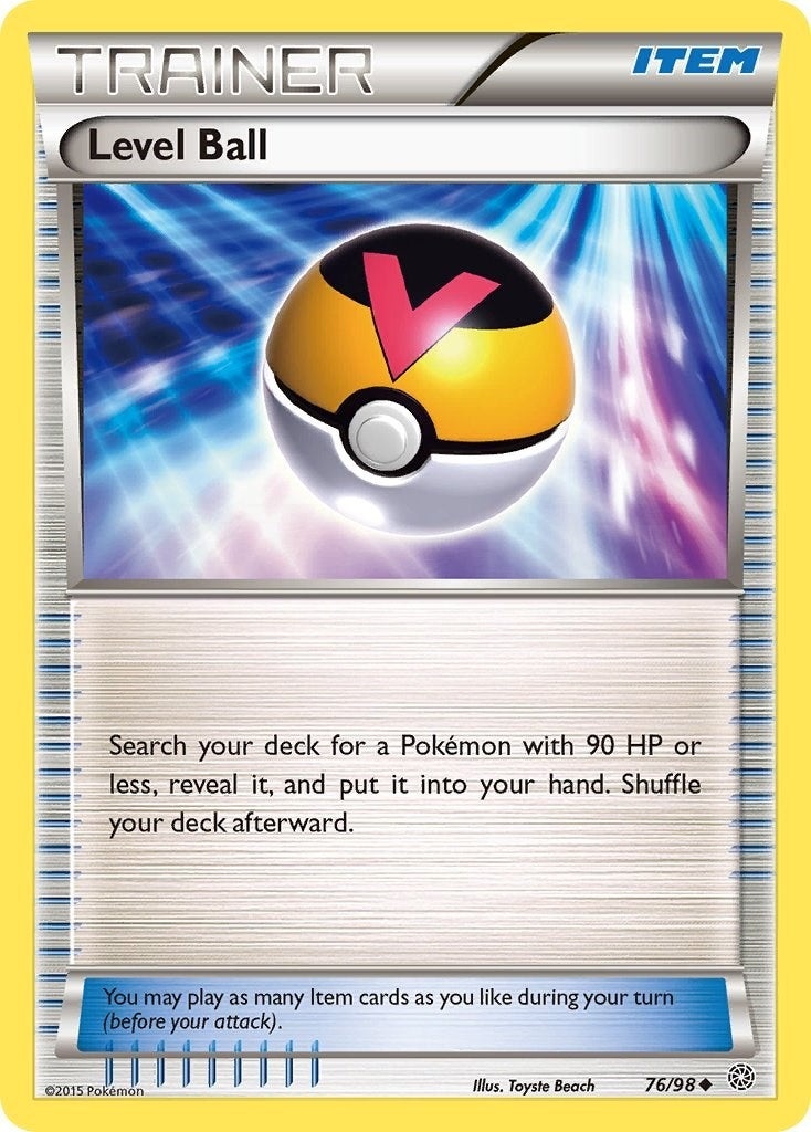 Image for Level Ball (76/98) [XY - Ancient Origins] - Pokemon
