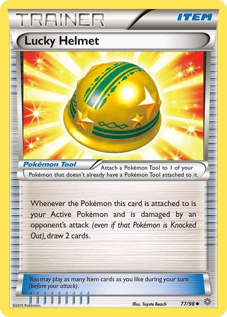 Image for Lucky Helmet (77/98) [XY - Ancient Origins] - Pokemon