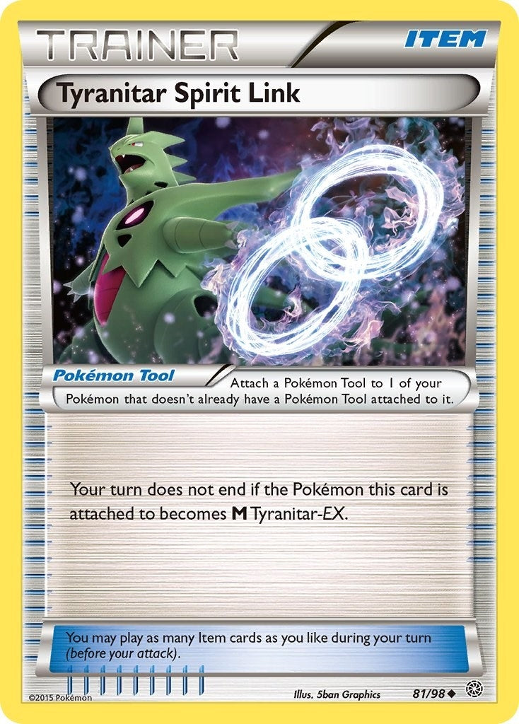 Image for Tyranitar Spirit Link (81/98) [XY - Ancient Origins] - Pokemon