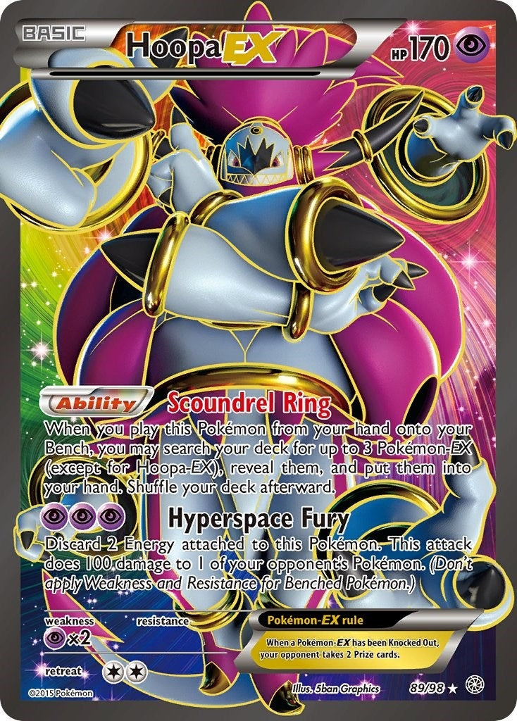 Image for Hoopa EX (89 Full Art) (89/98) [XY - Ancient Origins] - Pokemon