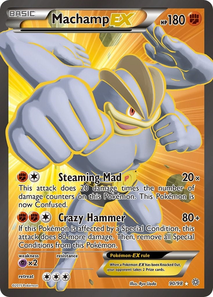 Image for Machamp EX (90 Full Art) (90/98) [XY - Ancient Origins] - Pokemon