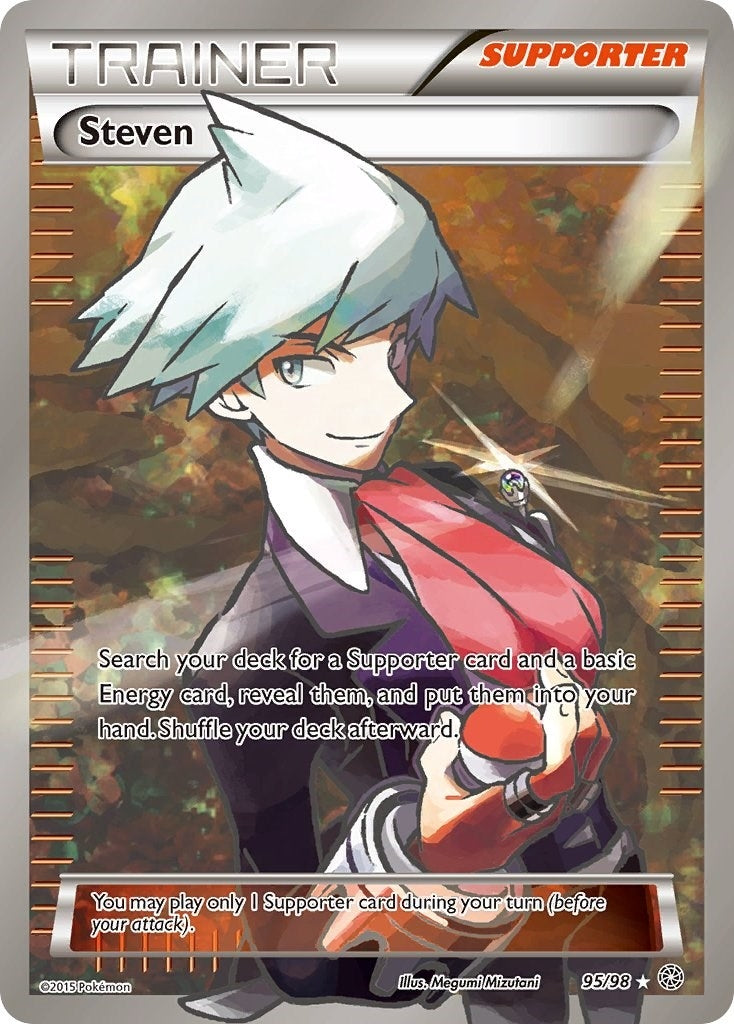 Image for Steven (Full Art) (95/98) [XY - Ancient Origins] - Pokemon
