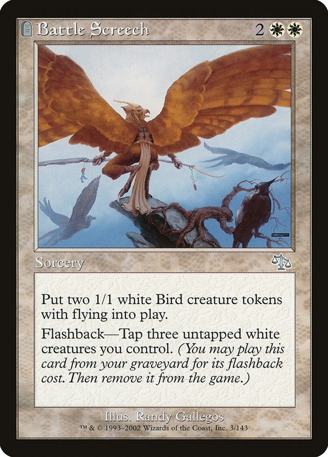 Image for Battle Screech (3) [Judgment] - Magic: The Gathering