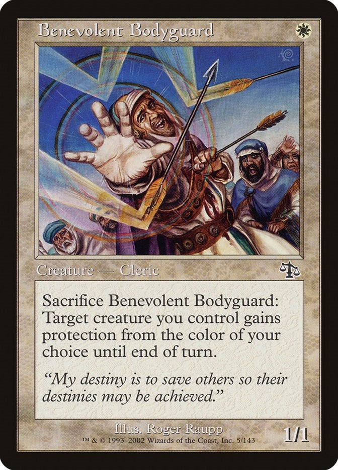Image for Benevolent Bodyguard (5) [Judgment] - Magic: The Gathering