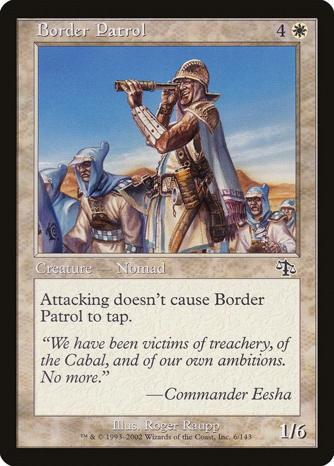 Image for Border Patrol (6) [Judgment] - Magic: The Gathering