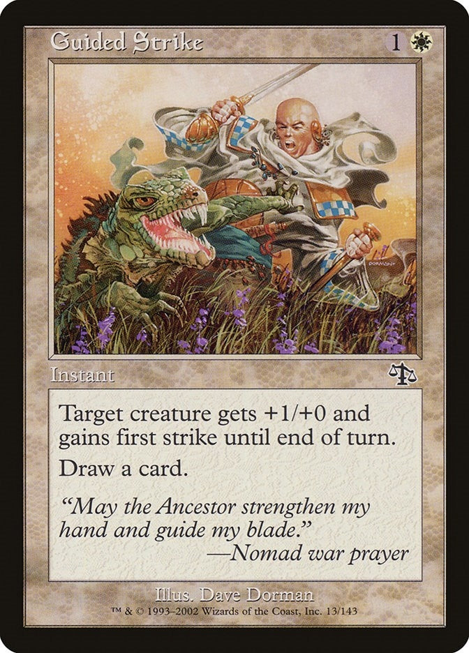 Image for Guided Strike (13) [Judgment] - Magic: The Gathering