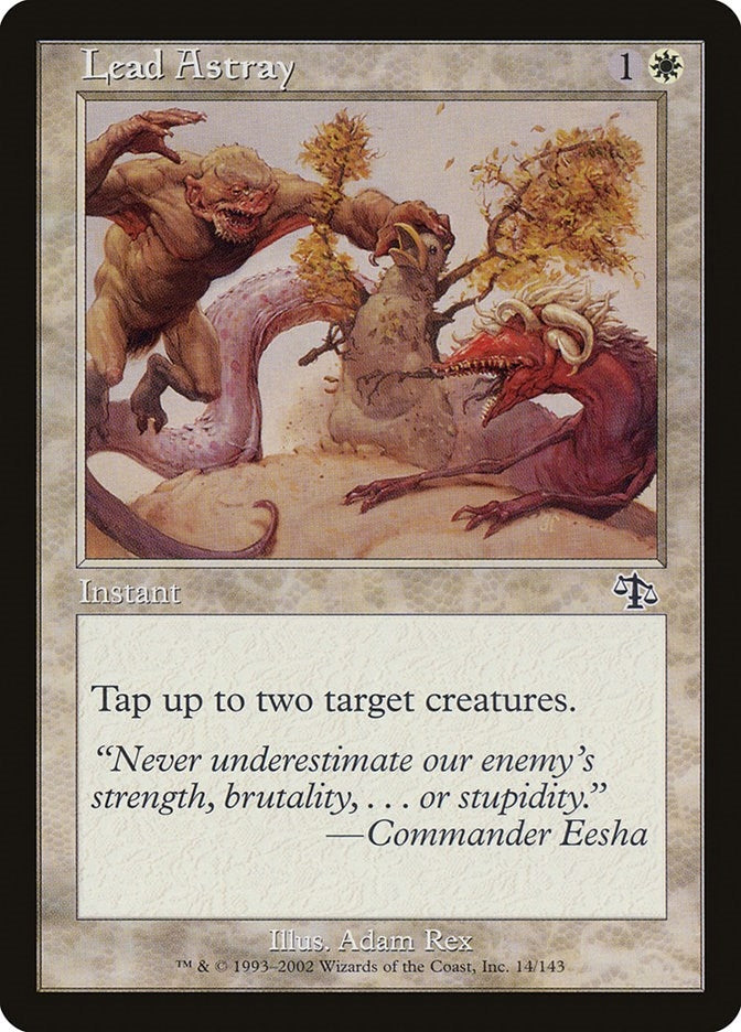 Image for Lead Astray (14) [Judgment] - Magic: The Gathering