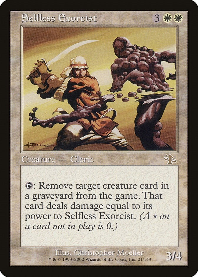 Image for Selfless Exorcist (21) [Judgment] - Magic: The Gathering