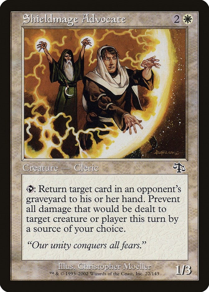 Image for Shieldmage Advocate (22) [Judgment] - Magic: The Gathering