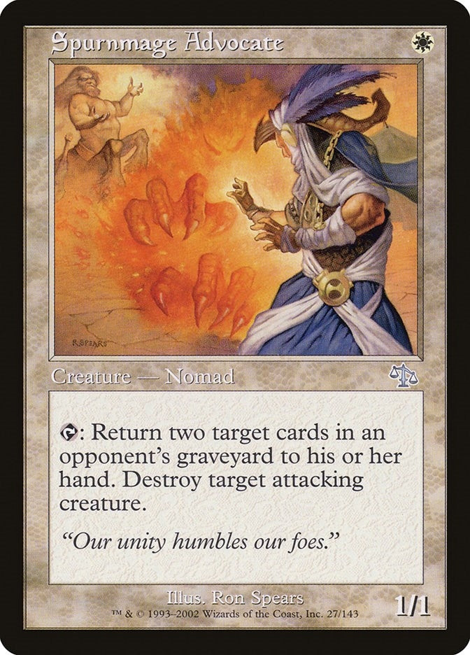 Image for Spurnmage Advocate (27) [Judgment] - Magic: The Gathering